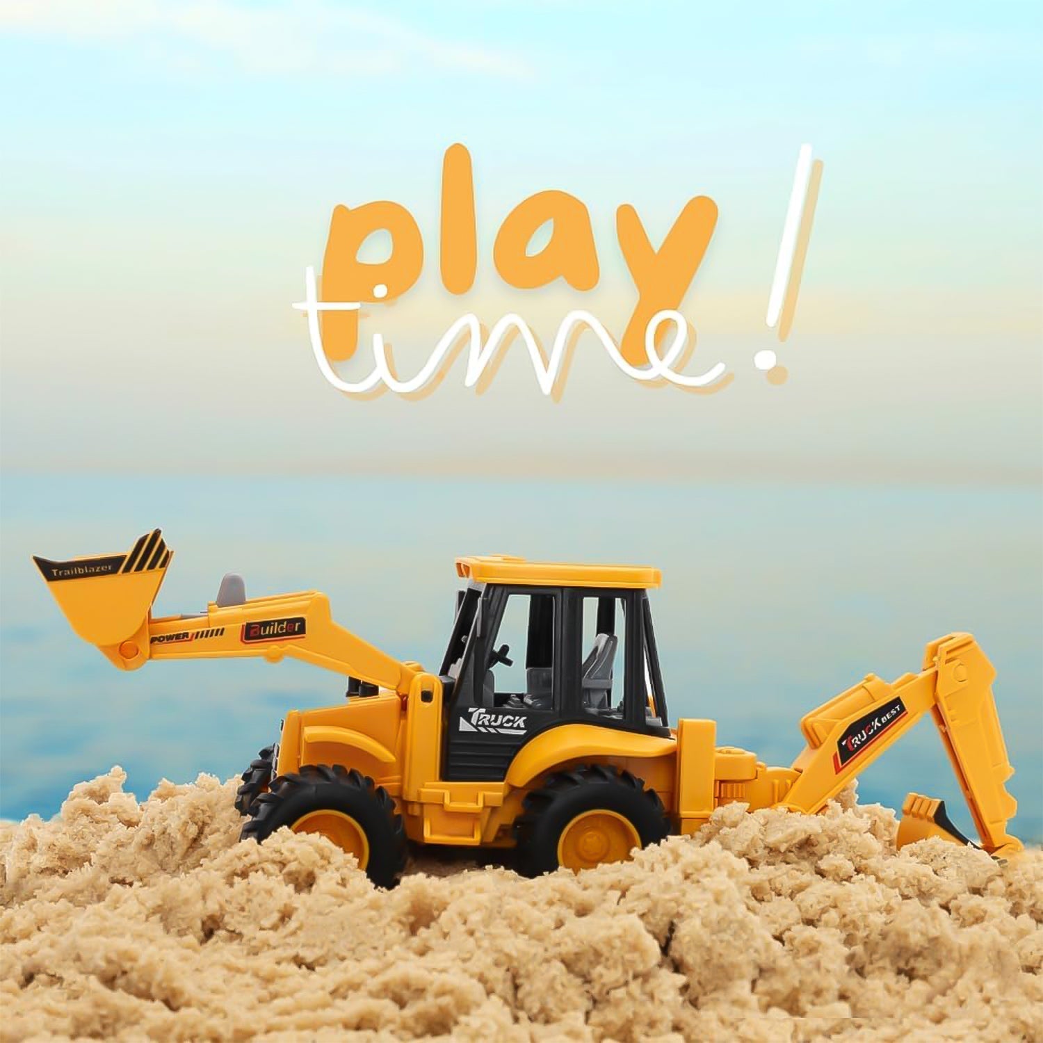 LALA Friction Powered JCB Style Backhoe Loader Construction Toy Truck for Kids (1 Pc) LALA Friction Powered JCB Style Backhoe Loader Construction Toy Truck for Kids (1 Pc)